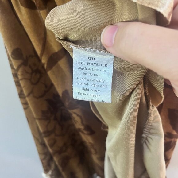 Joyfolie Mia Joy Amoura Dress in Ochre Floral- Size 2 - Picture 3 of 4